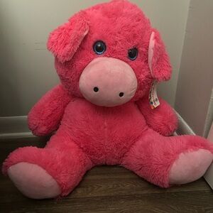 PINK PIG PLUSH from Plush Paradise Toy Factory Brand New 20”